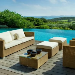 Cane-line Garden Sofas & Garden Benches|Balcony Furniture*Chester sofa, 3-seater natural Beige