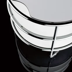 Lammhults Serving Trolleys*Chicago I table on castors, laminate-chrome Black
