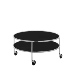 Lammhults Coffee Tables*Chicago III coffee table, laminate-chrome Black