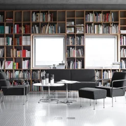 Lammhults Coffee Tables*Chicago III coffee table, laminate-chrome Black