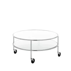 Lammhults Coffee Tables*Chicago III coffee table, laminate-chrome White