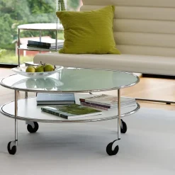 Lammhults Coffee Tables*Chicago III coffee table, laminate-chrome White