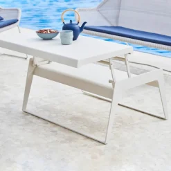 Cane-line Table For Outdoor Use|Outdoor Lounge Furniture*Chill out coffee table, , single White