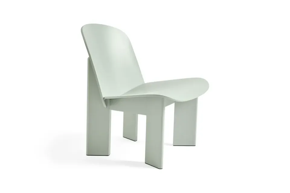 HAY Armchairs & Footstools|Chairs*Chisel lounge chair, Eucalyptus lacquered beech GreenBlue