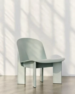 HAY Armchairs & Footstools|Chairs*Chisel lounge chair, Eucalyptus lacquered beech GreenBlue
