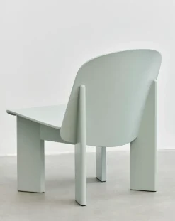 HAY Armchairs & Footstools|Chairs*Chisel lounge chair, Eucalyptus lacquered beech GreenBlue