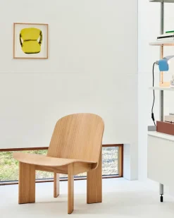 HAY Armchairs & Footstools|Chairs*Chisel lounge chair, Lacquered oak Brown