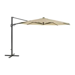 Brafab Sun Protection*Cilento parasol, Light -khaki Grey