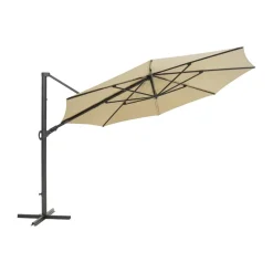 Brafab Sun Protection*Cilento parasol, Light -khaki Grey