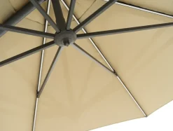 Brafab Sun Protection*Cilento parasol, Light -khaki Grey