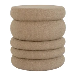 URBAN NATURE CULTURE Sitting Poufs*Cinco ottoman Ø39x43 cm, Starfish Brown