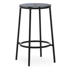 Normann Copenhagen Bar Stools*Circa barstool 65 cm, aluminium Black