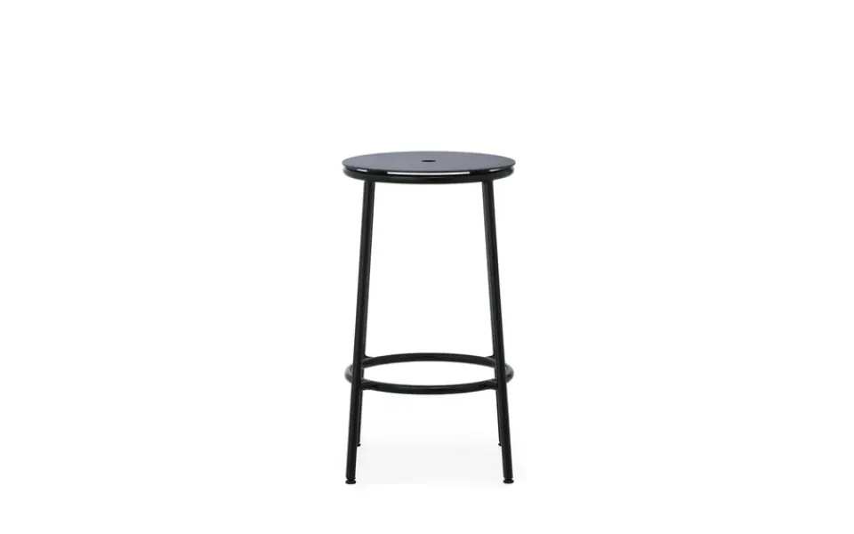 Normann Copenhagen Bar Stools*Circa barstool 65 cm, aluminium Black