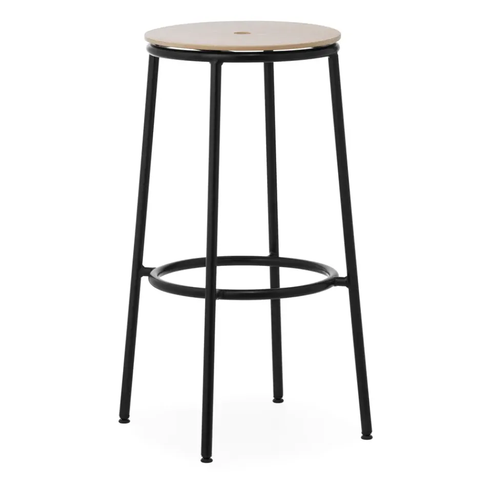 Normann Copenhagen Bar Stools*Circa barstool 75 cm, Oak Black