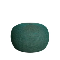 Cane-line Seating*Circle footstool Ø75 cm, Dark Green