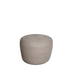 Cane-line Seating*Circle footstool Ø52 cm, Taupe Beige