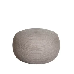 Cane-line Seating*Circle footstool Ø75 cm, Taupe Beige