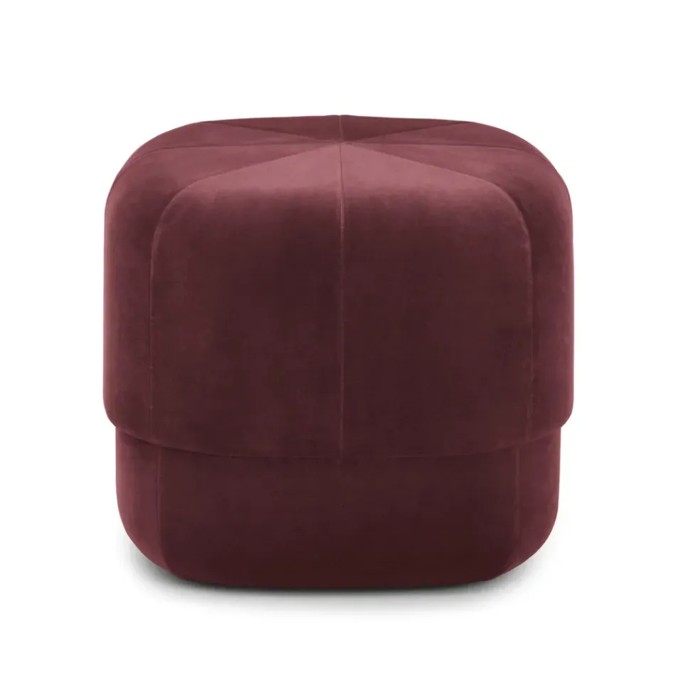 Normann Copenhagen Sitting Poufs*Circus pouf, dark Red