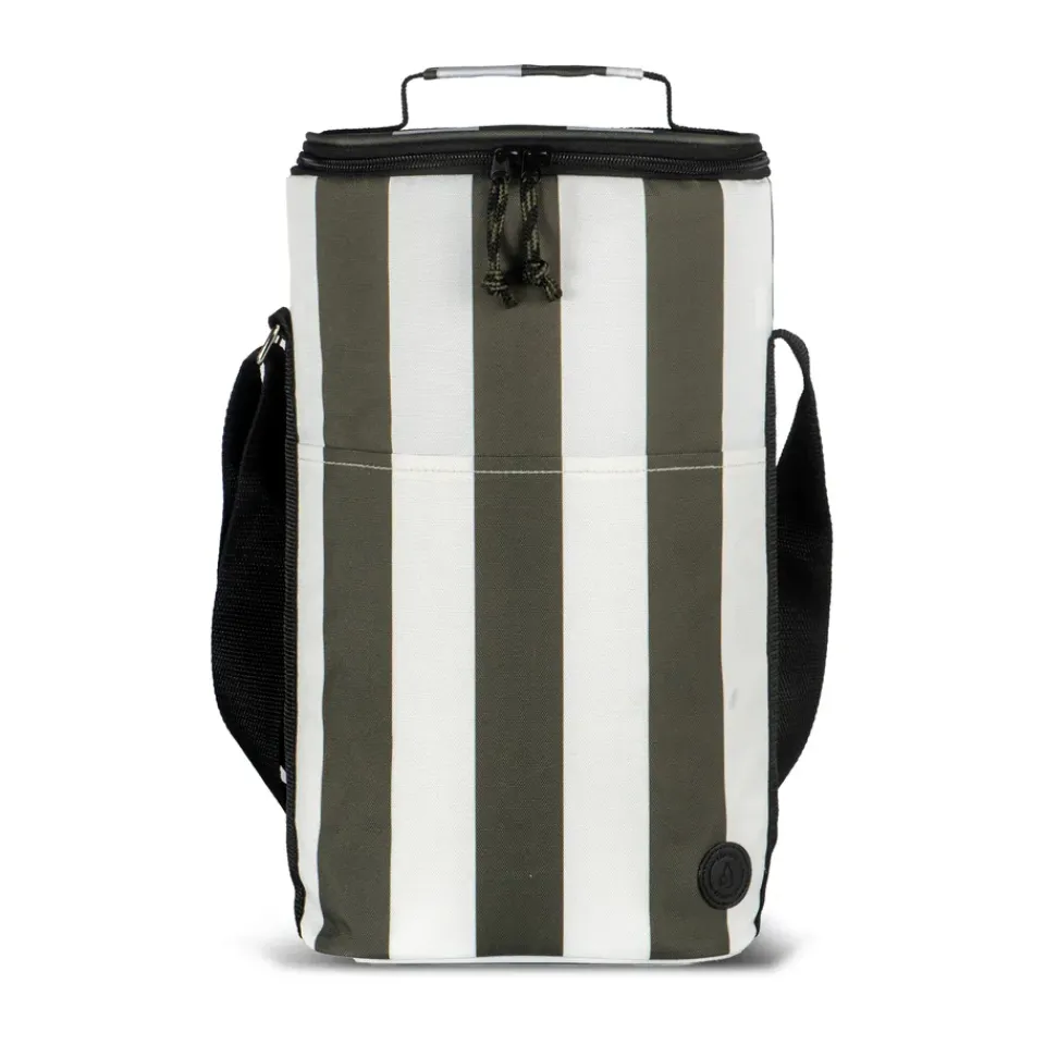 Sagaform Garden Details & Accessories*City cooler bag tall 9 L, Green-white GreenWhite