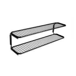 Essem Design Shoe Racks*Classic 650 shoe shelf, /chrome, 2 levels, 110 cm Black
