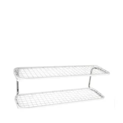 Essem Design Shoe Racks*Classic 650 shoe shelf, /chrome, 2 levels, 110 cm White
