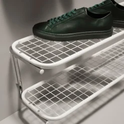 Essem Design Shoe Racks*Classic 650 shoe shelf, /chrome, 2 levels, 110 cm White