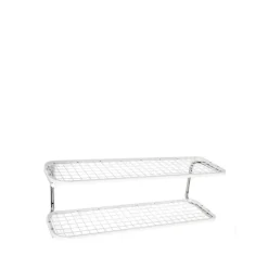 Essem Design Shoe Racks*Classic 650 shoe shelf, /chrome, 2 levels, 90 cm White