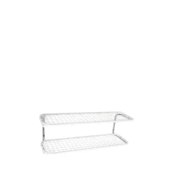 Essem Design Shoe Racks*Classic 650 shoe shelf, /chrome, 2 levels, 70 cm White