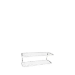 Essem Design Shoe Racks*Classic 650 shoe shelf, /chrome, 2 levels, 60 cm White
