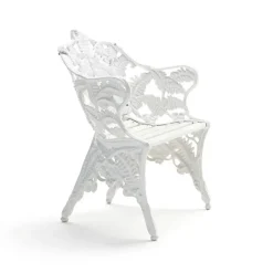 Byarums bruk Seating|Outdoor Lounge Furniture*Classic armchair, lacquered pine, stand White