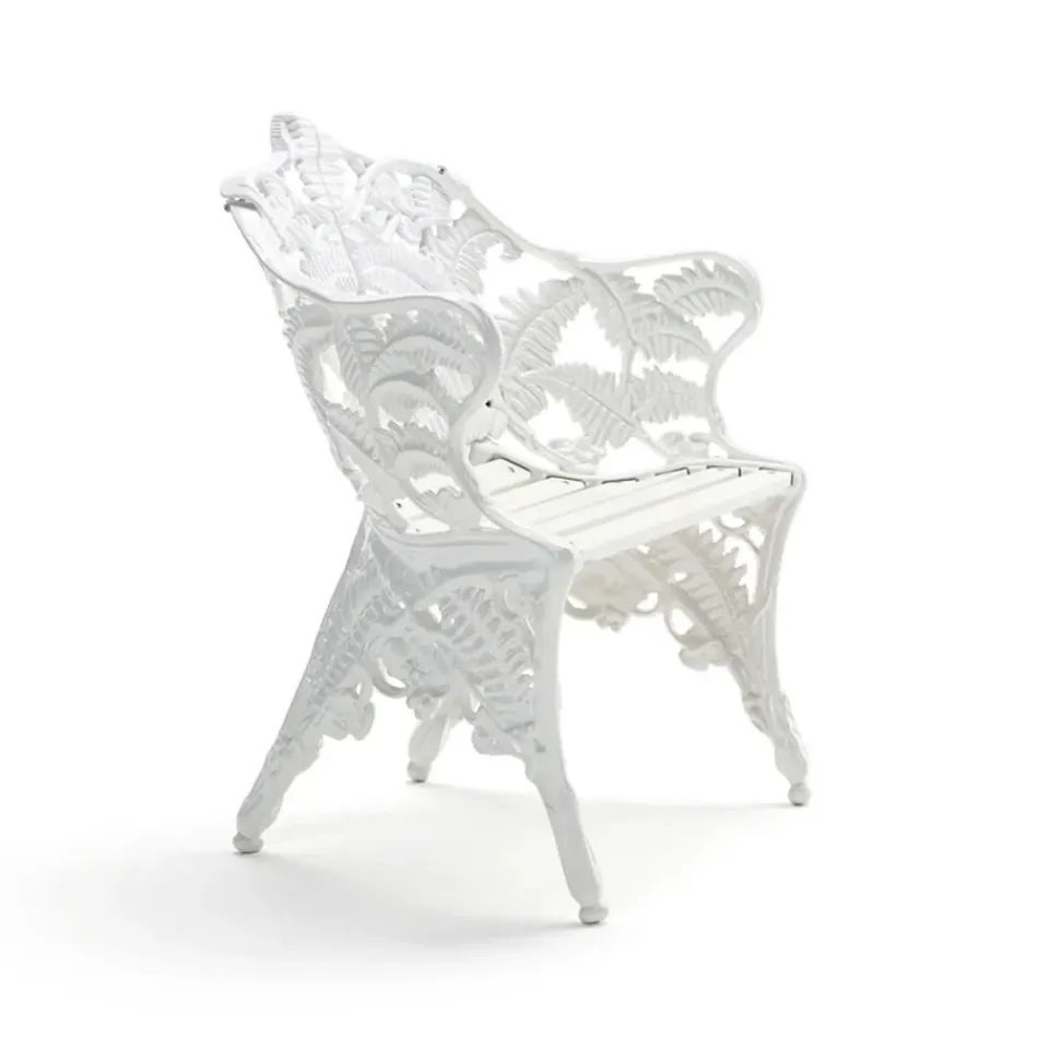 Byarums bruk Seating|Outdoor Lounge Furniture*Classic armchair, lacquered pine, stand White