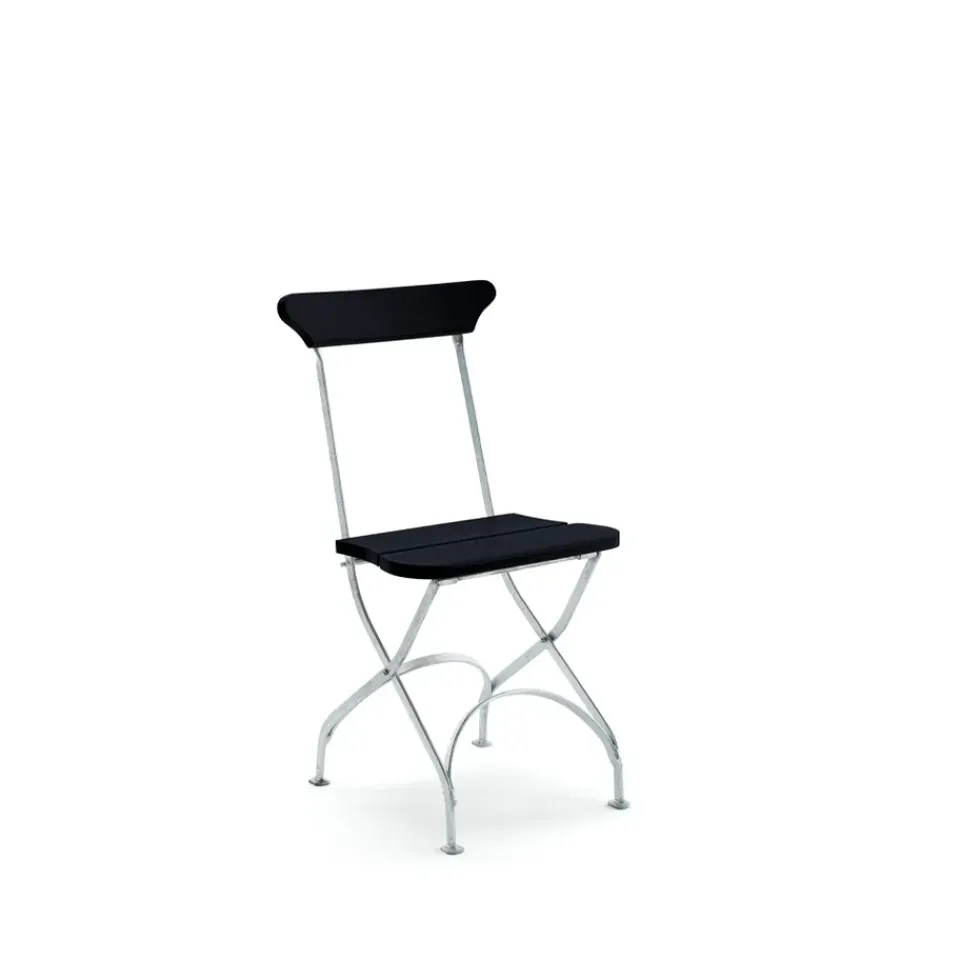 Byarums bruk Seating|Balcony Furniture*Classic No.2 chair, , hot-dip galvanised stand Black