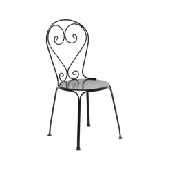 Byarums bruk Seating|Balcony Furniture*Classic No.1 chair, , metal seat Black