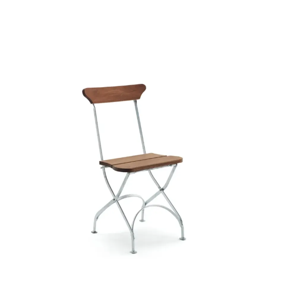 Byarums bruk Seating|Balcony Furniture*Classic No.2 chair, Mahogany oil, hot-dip galvanised stand Brown