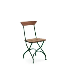 Byarums bruk Seating|Balcony Furniture*Classic No.2 chair, Mahogany oil, green stand BrownGreen