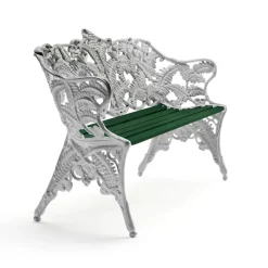 Byarums bruk Garden Sofas & Garden Benches|Outdoor Lounge Furniture*Classic sofa, , raw aluminum stand Green