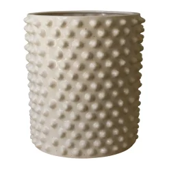 DBKD Garden Details & Accessories*Cloudy flower pot vanilla, Large Ø33 cm White