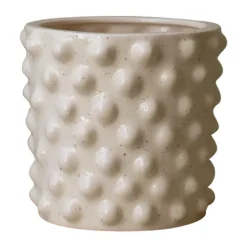 DBKD Garden Details & Accessories*Cloudy flower pot vanilla, Mini Ø15 cm White