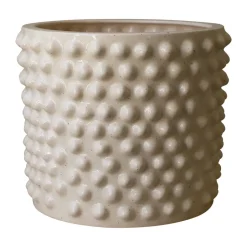 DBKD Garden Details & Accessories*Cloudy flower pot vanilla, Medium Ø30 cm White