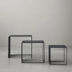 Ferm Living Side Tables*Cluster coffee table set, Cashmere, 3-pieces Beige