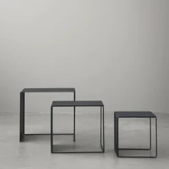 Ferm Living Side Tables*Cluster table 3-pack, Black