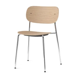 Audo Copenhagen Chairs*Co chair chromed legs, oak Brown