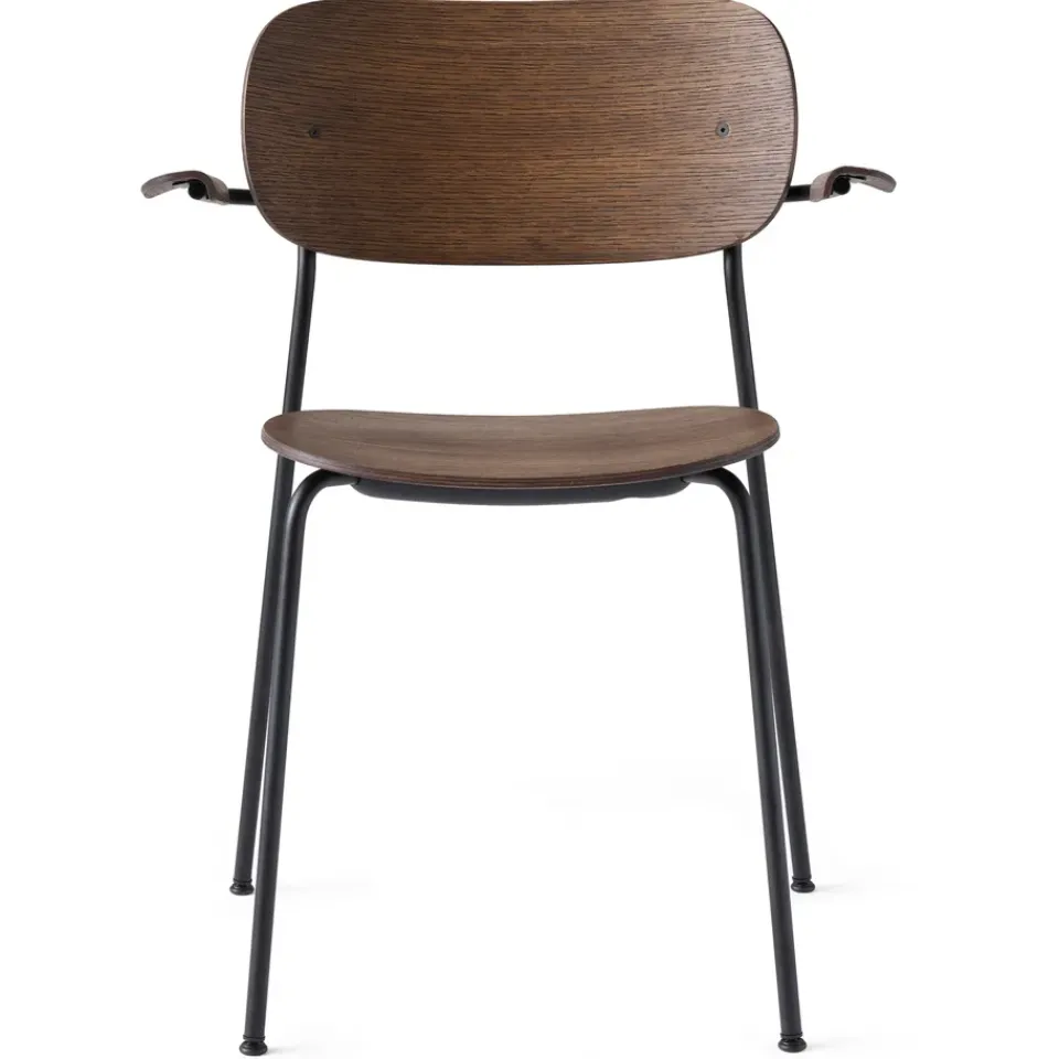 Audo Copenhagen Chairs*Co Chair dining chair with armrest, Dark stained oak Brown
