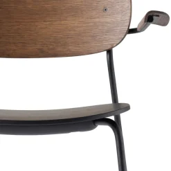 Audo Copenhagen Chairs*Co Chair dining chair with armrest, Dark stained oak Brown