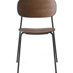 Audo Copenhagen Chairs*Co dining chair black legs, Dark stained oak Brown