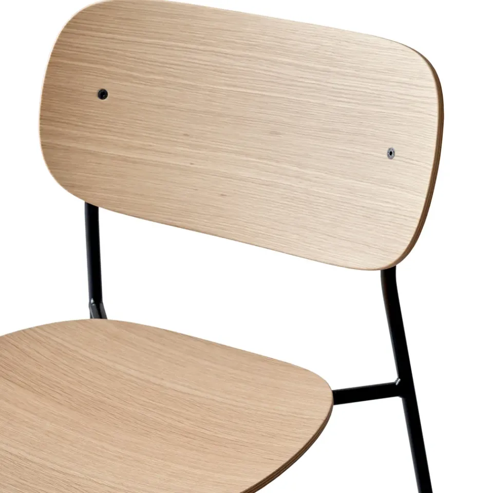 Audo Copenhagen Chairs*Co dining chair black legs, Oak Beige