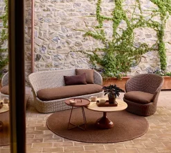 Cane-line Garden Sofas & Garden Benches|Outdoor Lounge Furniture*Coast 2,5 seat sofa, Sand (Flat Weave) Beige