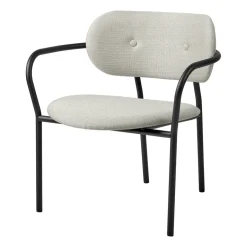 GUBI Armchairs & Footstools*Coco lounge chair - fully upholstered, Eero special FR 106-black Beige