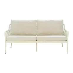 Brafab Garden Sofas & Garden Benches|Balcony Furniture*Coleville sofa, Pearl -dot beige, 3-seater White