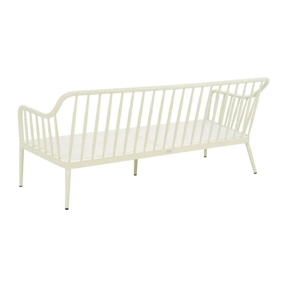 Brafab Garden Sofas & Garden Benches|Balcony Furniture*Coleville sofa, Pearl -dot beige, 3-seater White